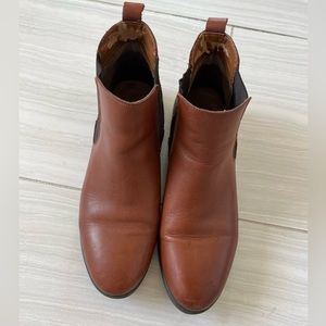 Brown ankle boots
